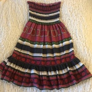 Smock Top Boho Dress